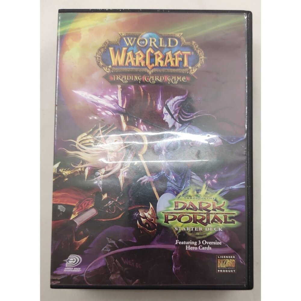 World of Warcraft TCG Starter Deck Opened Incomplete Collectible Card Set